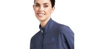 Jacket Ariat new team bleu gris serape femme 