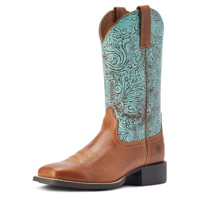 Botte Ariat Round Up Wide Square Toe femme