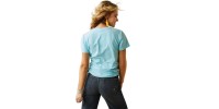 T-shirt Ariat Durable Goods bleu femme 
