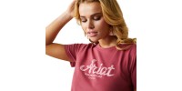 T-shirt Ariat Durable Goods rose femme 