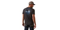 T-shirt Ariat charcoal paysage homme