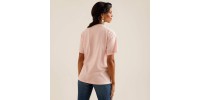 T-shirt Ariat Tacky rose femme 