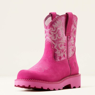 Botte Ariat Fatbaby rose femme 