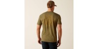 T-shirt Ariat Bisbee vert homme 