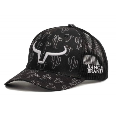 Casquette Ranch Brand cactus 3 logo silver ponytail 