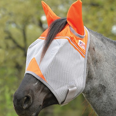 Masque à mouche Cashel orange cheval